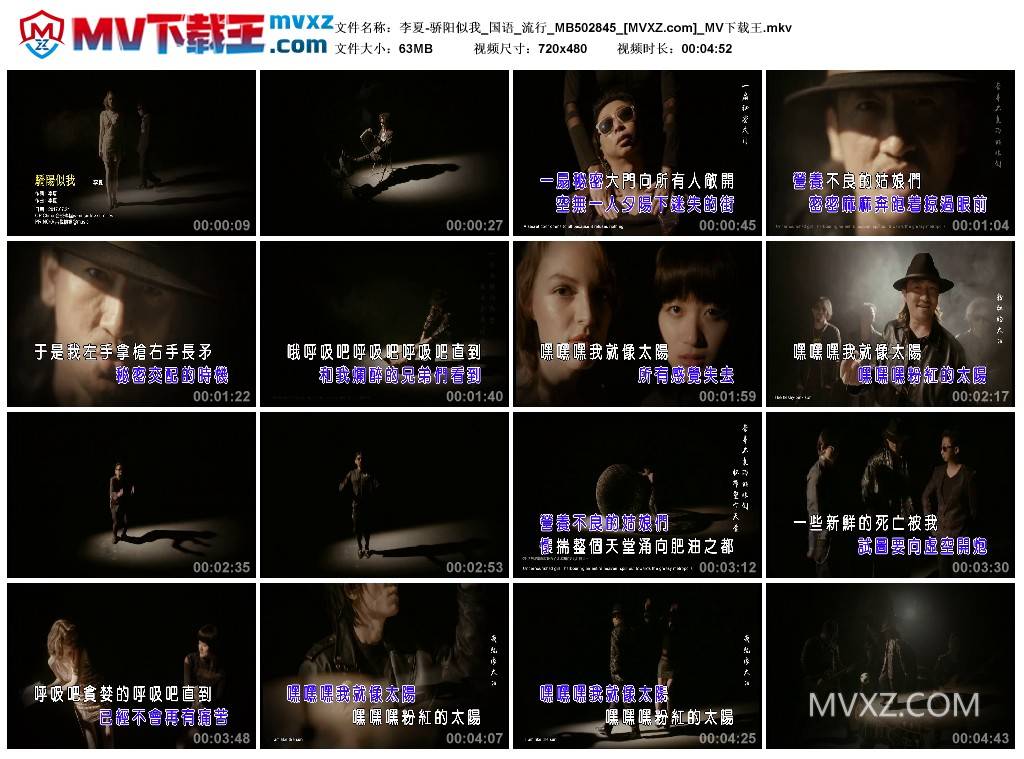 李夏-骄阳似我_国语_流行_MB502845